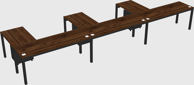 L-shaped desk