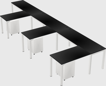 L-shaped desk