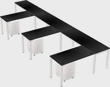 L-shaped desk