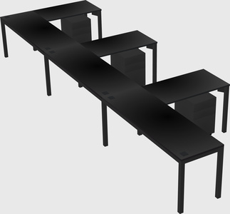 L-shaped desk