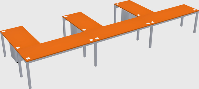 L-shaped desk