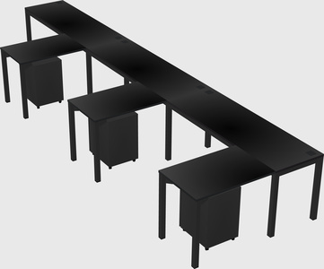 L-shaped desk