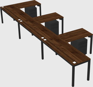 L-shaped desk