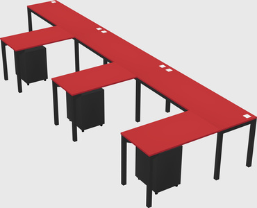 L-shaped desk