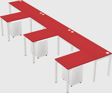 L-shaped desk