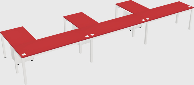 L-shaped desk