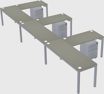 L-shaped desk