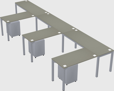 L-shaped desk