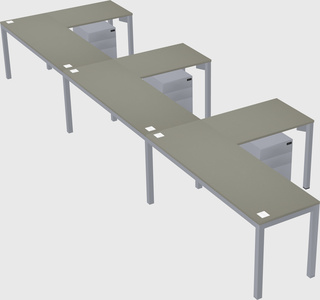 L-shaped desk