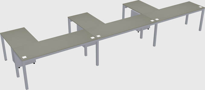 L-shaped desk