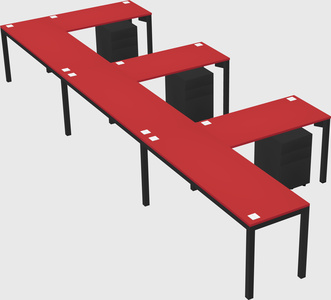 L-shaped desk