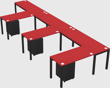 L-shaped desk