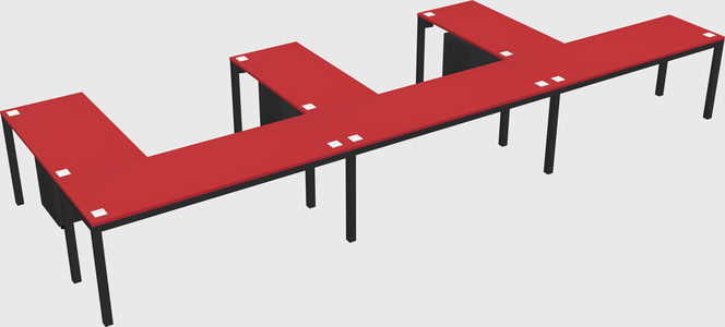 L-shaped desk