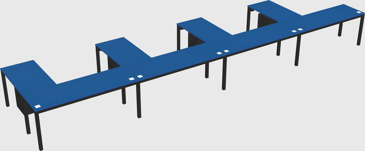 L-shaped desk