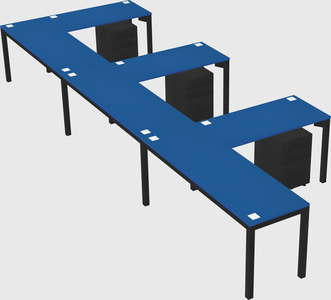 L-shaped desk