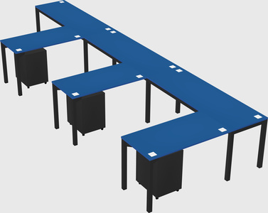 L-shaped desk