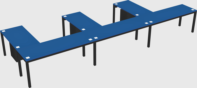 L-shaped desk