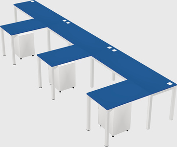 L-shaped desk