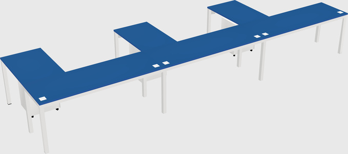 L-shaped desk