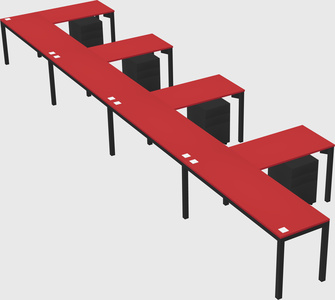 L-shaped desk