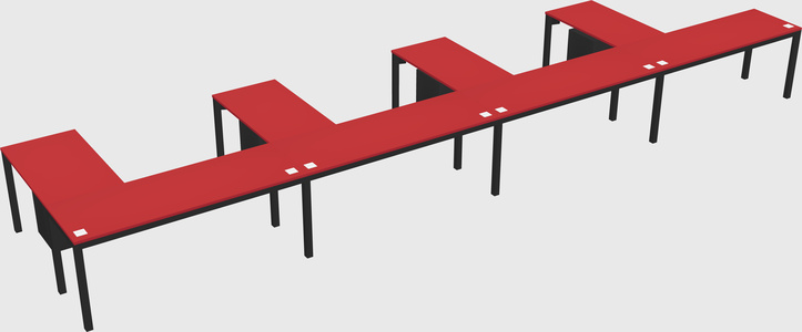 L-shaped desk