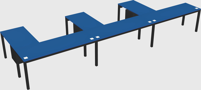 L-shaped desk