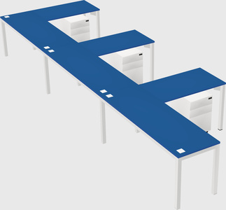 L-shaped desk
