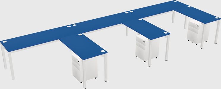 L-shaped desk