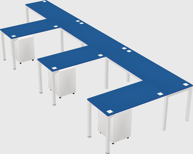 L-shaped desk