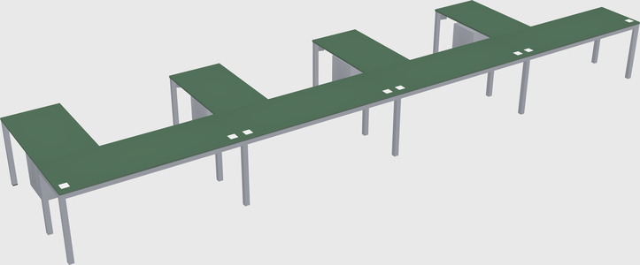 L-shaped desk