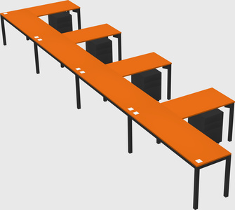 L-shaped desk