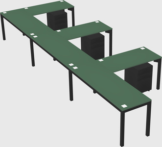L-shaped desk