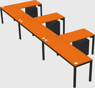 L-shaped desk
