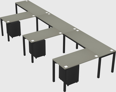 L-shaped desk