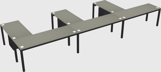 L-shaped desk
