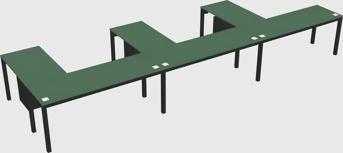 L-shaped desk