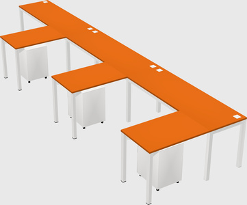L-shaped desk