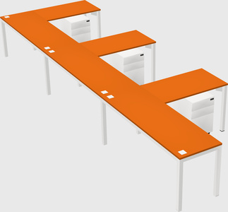 L-shaped desk