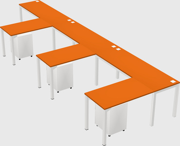 L-shaped desk