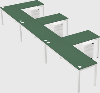 L-shaped desk