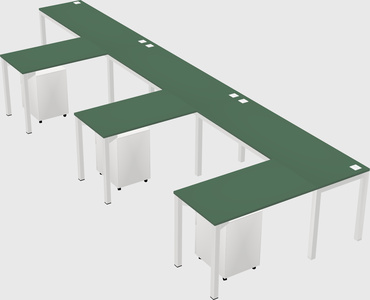 L-shaped desk