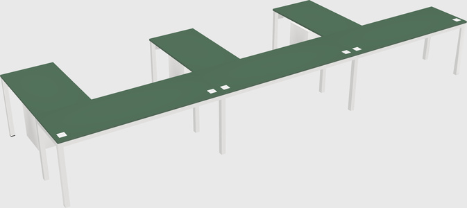 L-shaped desk