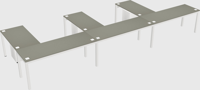 L-shaped desk