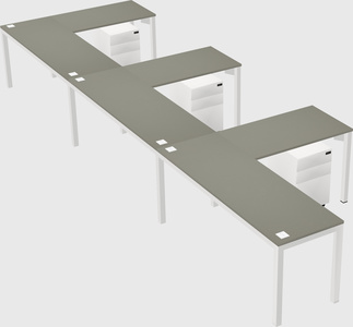 L-shaped desk