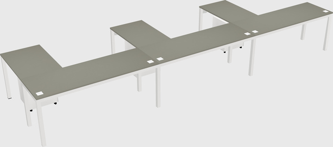 L-shaped desk