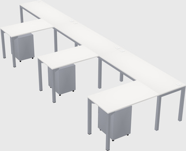 L-shaped desk