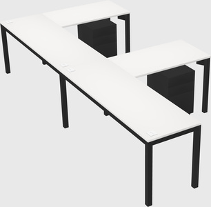 L-shaped desk