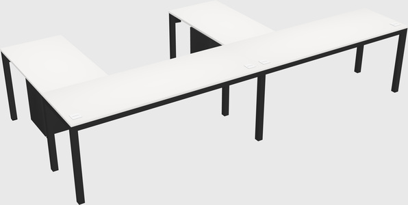 L-shaped desk