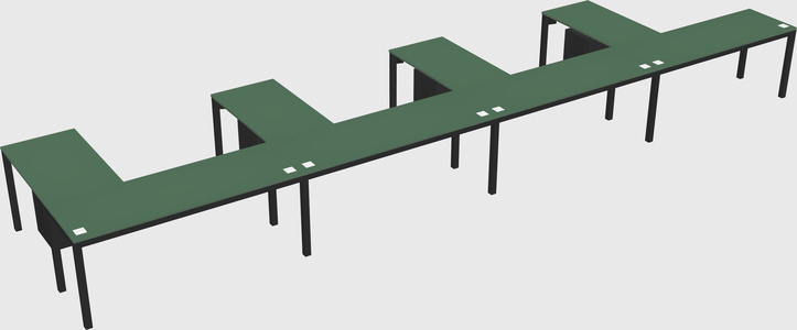 L-shaped desk