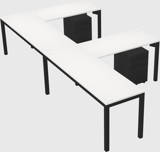 L-shaped desk